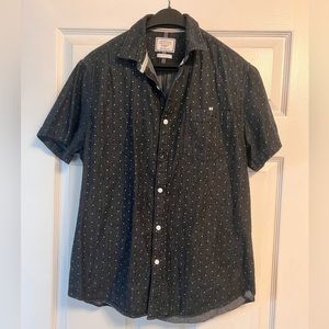 Mens short sleeve button down
